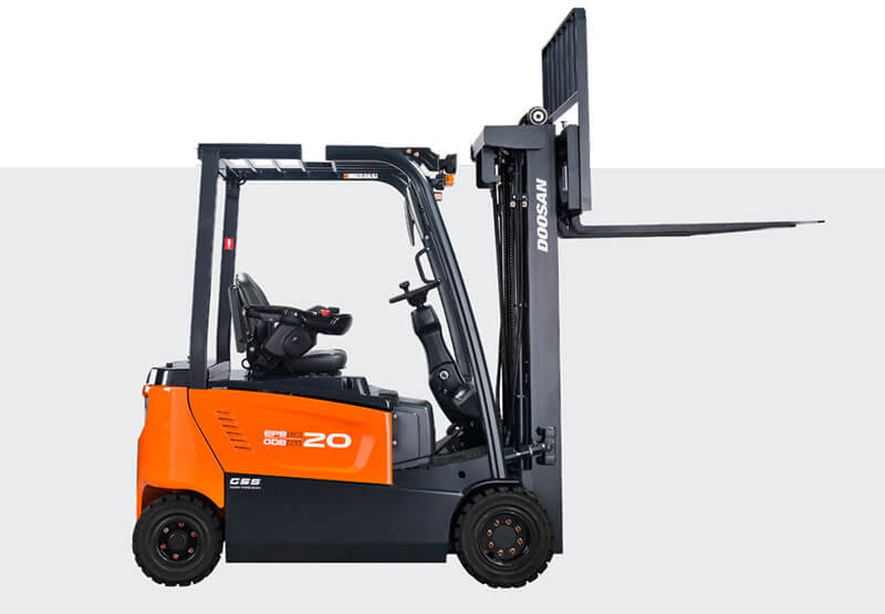 Forklift operator safely handling a commercial load in Southall